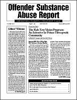 Offender Substance Abuse Report