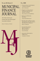 Municipal Finance Journal