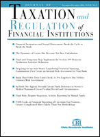 Journal of Taxation and Regulation of Financial Institutions